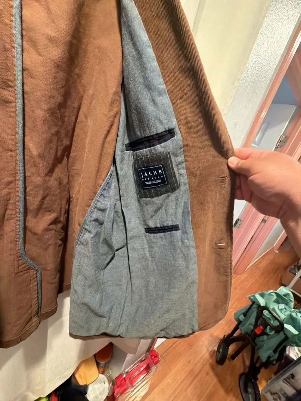 Jachs New York Chaz Corduroy Blazer Tan